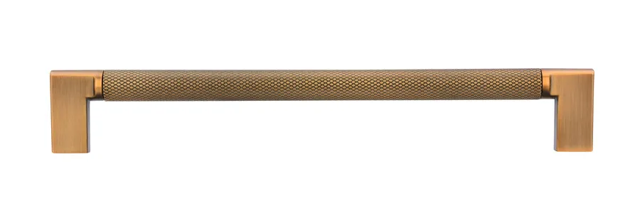 Uchwyt 2457 - mosiądz antyczny szczotkowany patynowany / rozstaw 192 mm