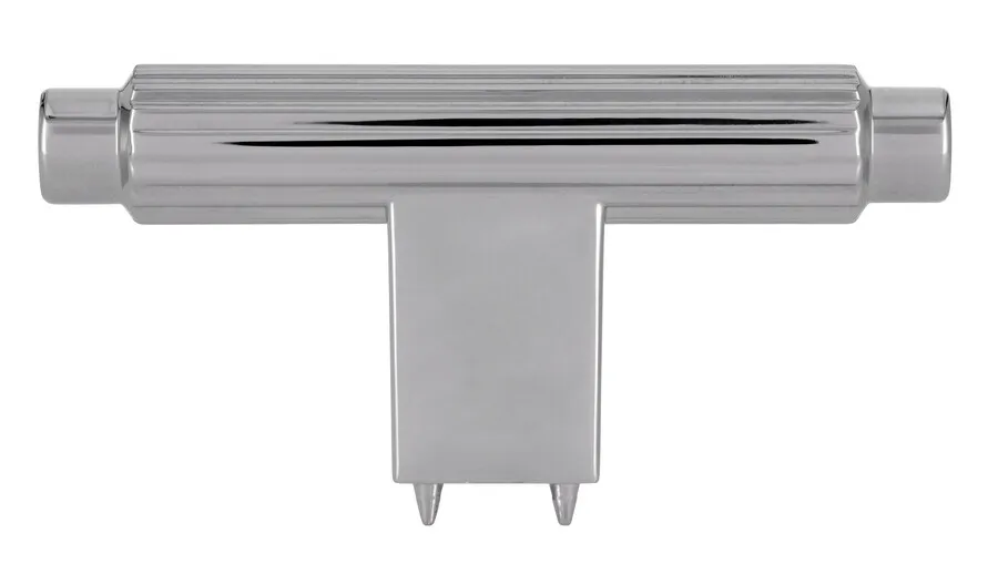 Gałka w kształcie litery T 2594 - chrom połysk / 70 mm