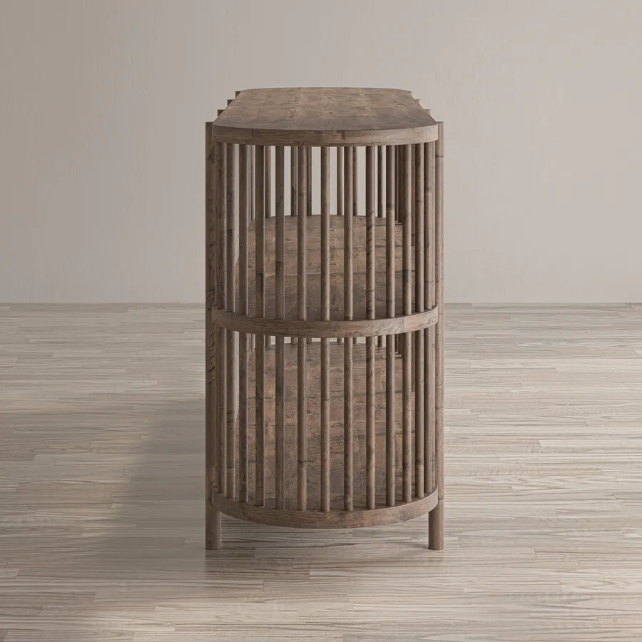 Regał AVOLA 72 - jasny brązowy