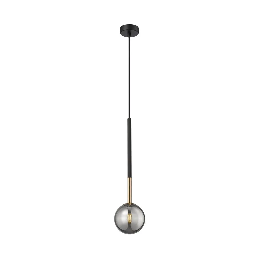 Lampa wisząca ARCTURUS P0574-01F-SDFZ - czarny/złoty