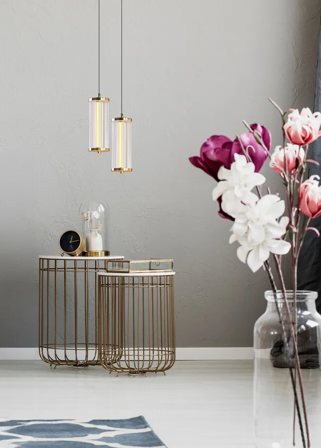Lampa wisząca CALLY MD3147-1A-3GT - złoty