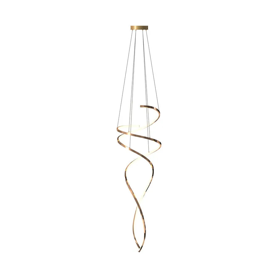 Lampa wisząca COCO MD3127-2M-3GT - złoty