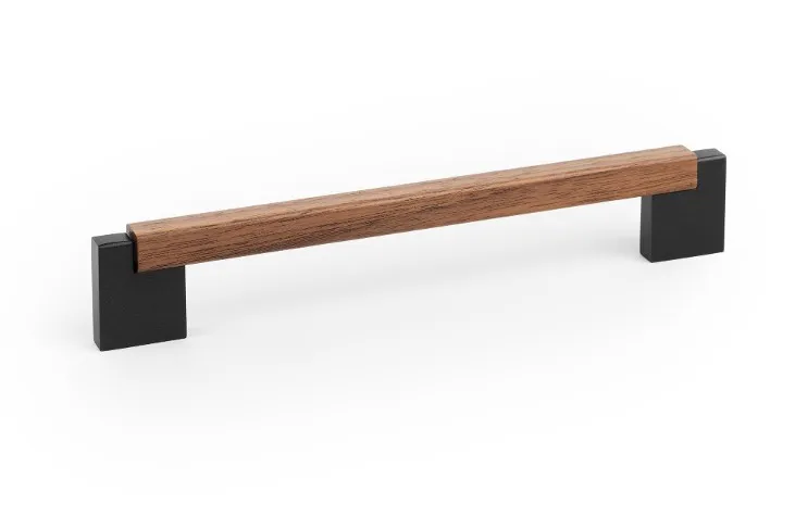 Uchwyt DUO MINI 0658/160 orzech/stal szlachetna Viefe