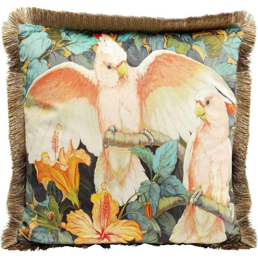 Poduszka dekoracyjna PARROTS LIFE 45x45 - wielokolorowy