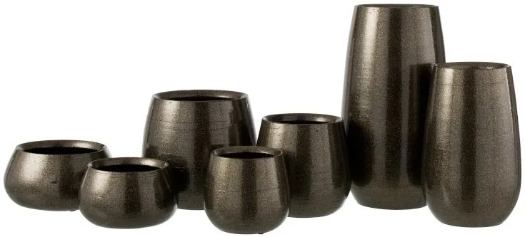 Doniczka ceramiczna zielona 14cm