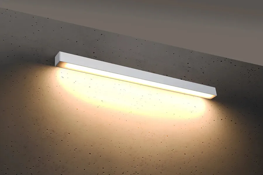 Kinkiet Pinne 950 LED 3000K 95x5 cm biały