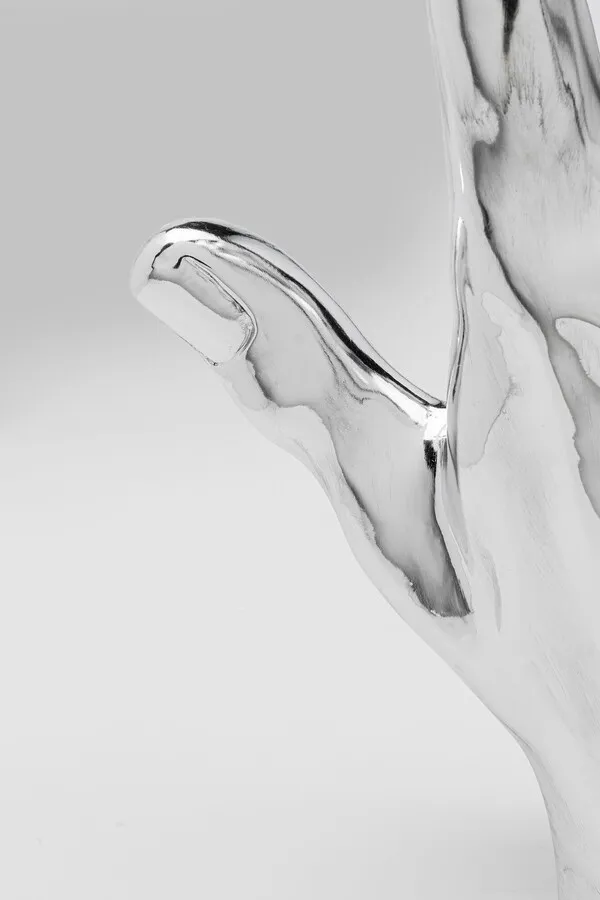 Figurka dekoracyjna MANO DIAMOND RING - srebrny