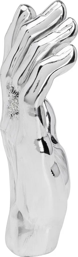 Figurka dekoracyjna MANO DIAMOND RING - srebrny