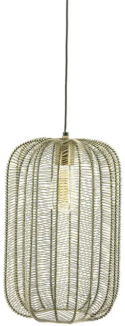 Lampa wisząca metalowa CARBO - złoty