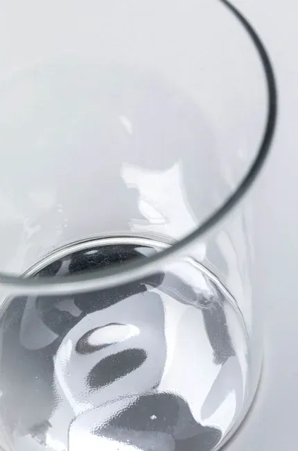 Szklanka ELECTRA 520 ml - transparentny/srebrny
