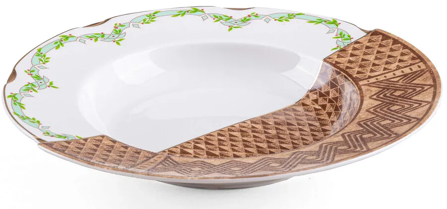 Talerz głęboki porcelanowy Ø25cm biały