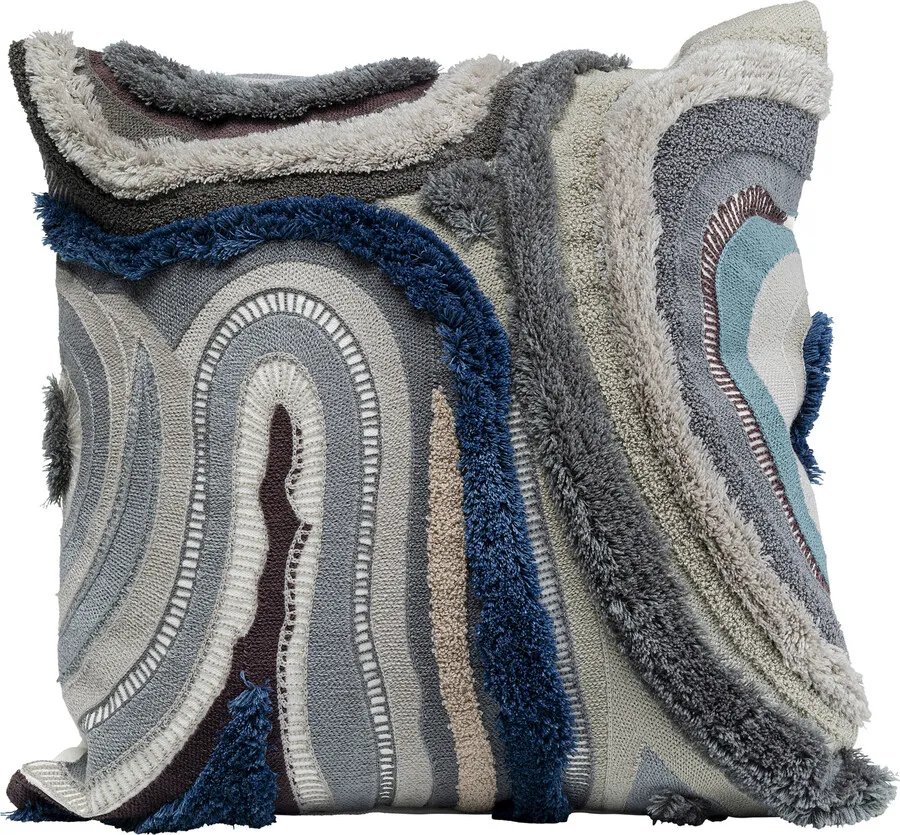 Poduszka dekoracyjna LAVA GREY 45x45 - szary