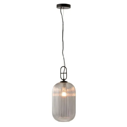 Lampa wisząca metalowa YUFO - szary