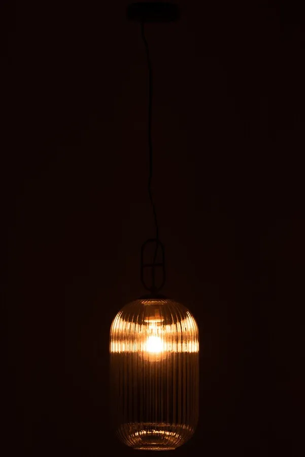 Lampa wisząca metalowa YUFO - szary