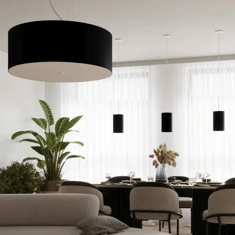 Lampa wisząca OTTO - czarny