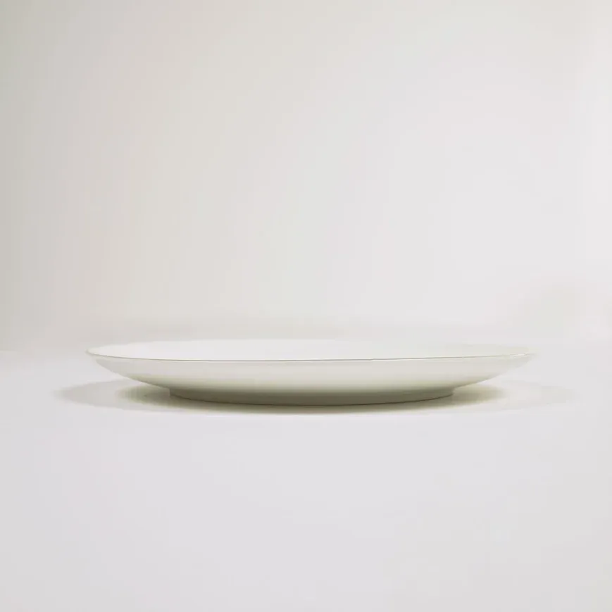 Talerz obiadowy porcelanowy biały 27 cm