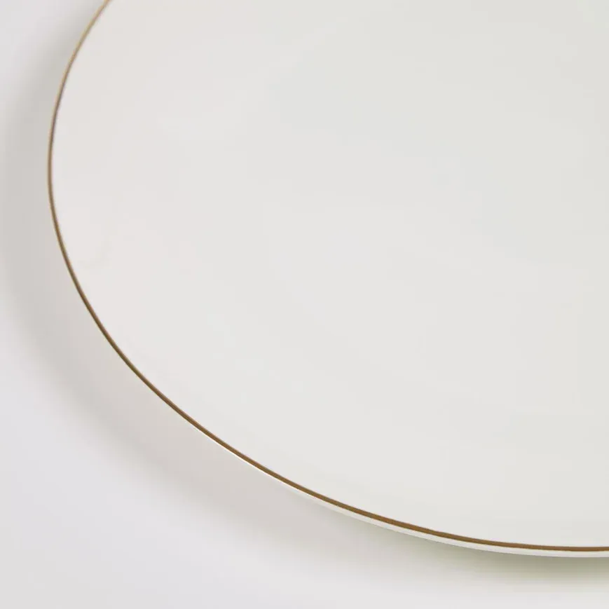 Talerz obiadowy porcelanowy biały 27 cm