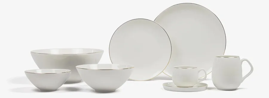 Talerz obiadowy porcelanowy biały 27 cm