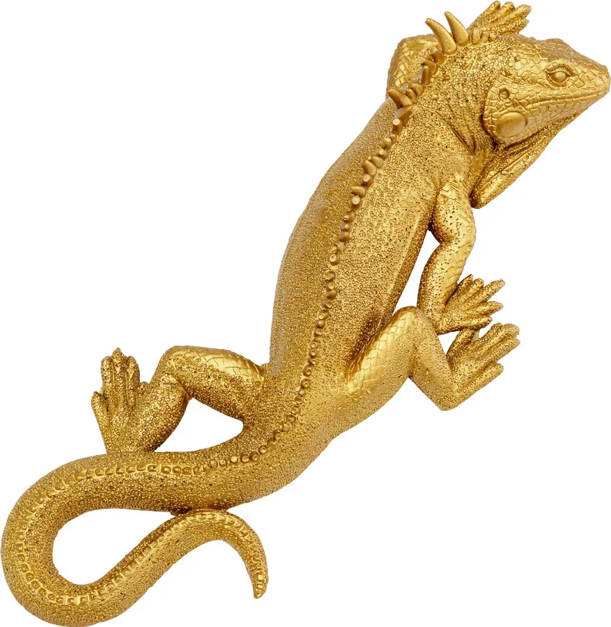 Dekoracja ścienna LIZARD - złoty