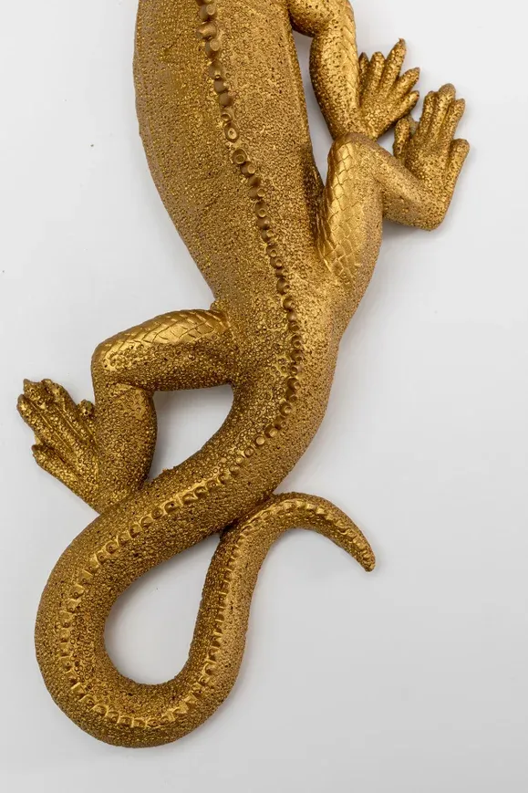 Dekoracja ścienna LIZARD - złoty