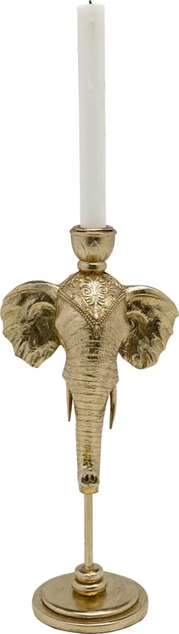 Świecznik ELEPHANT HEAD 36 - złoty