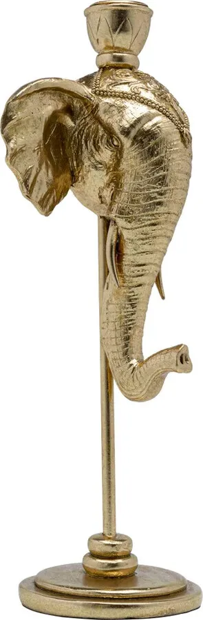 Świecznik ELEPHANT HEAD 36 - złoty