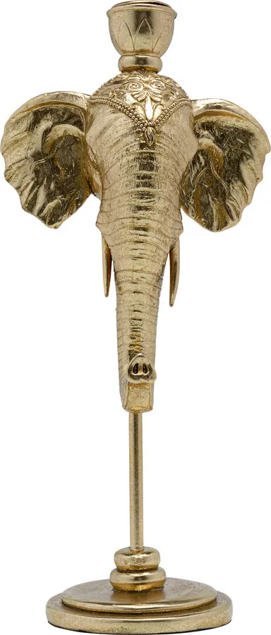 Świecznik ELEPHANT HEAD 36 - złoty