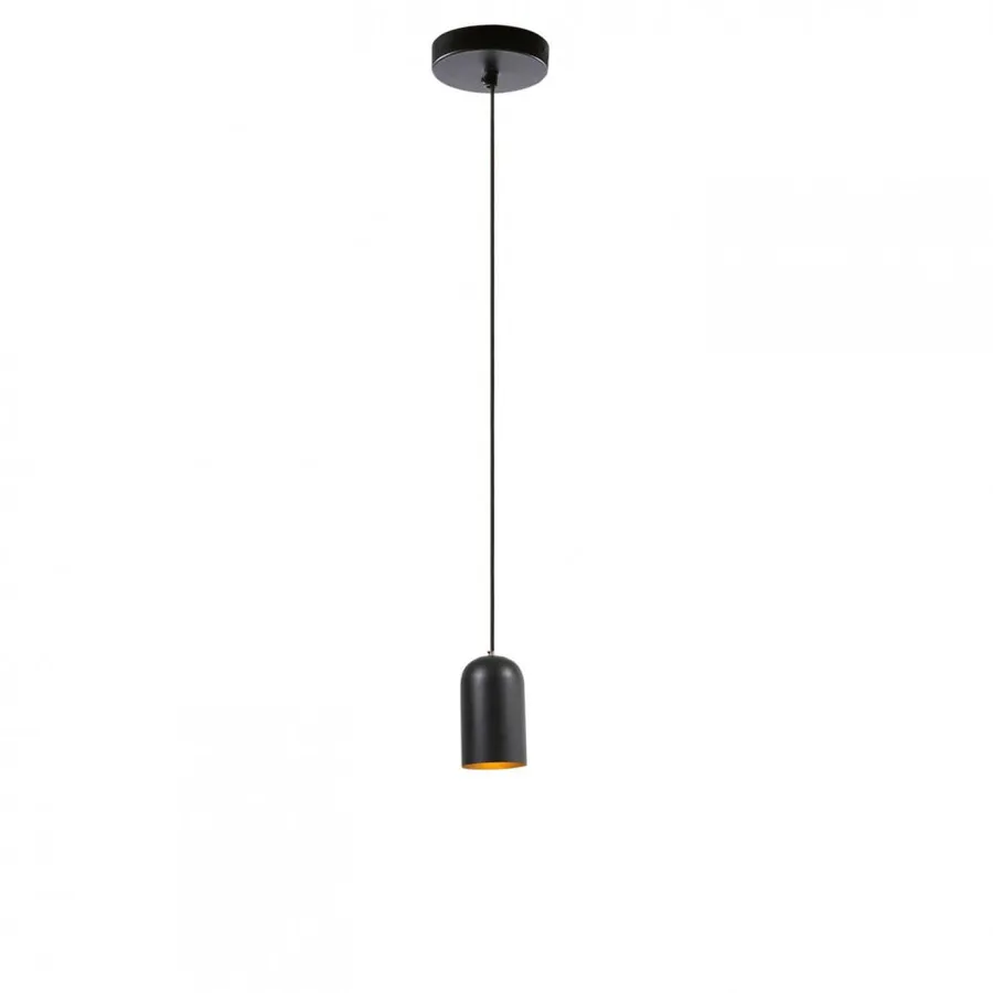 Lampa wisząca metalowa EULOGIA - czarny