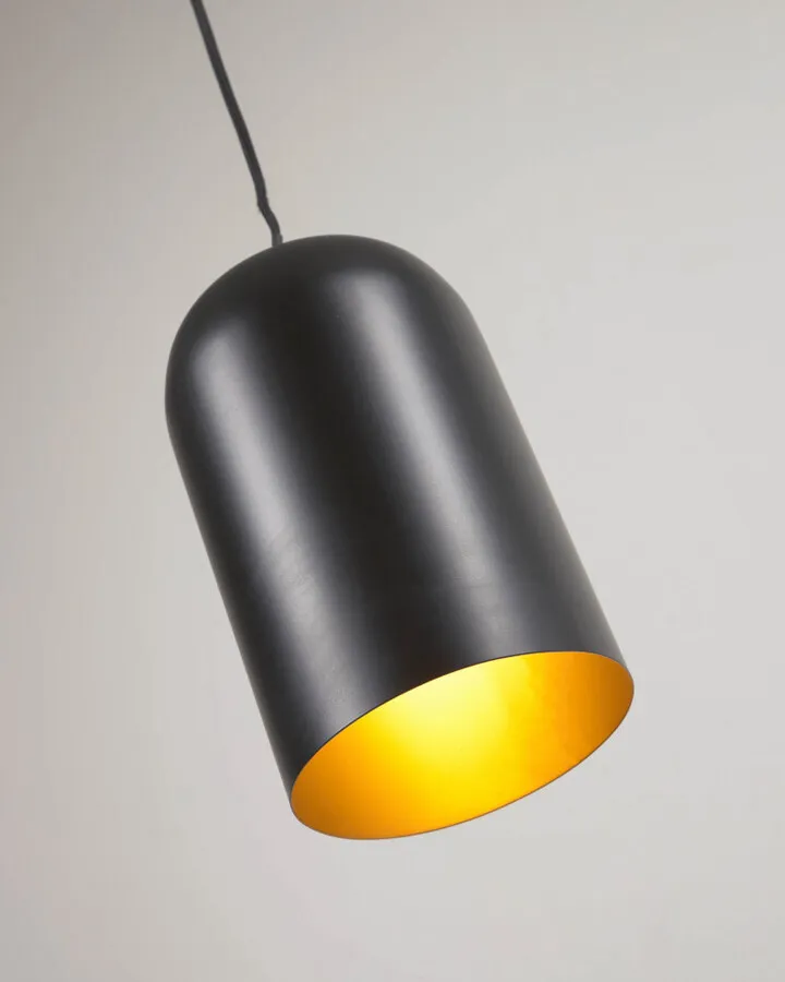 Lampa wisząca metalowa EULOGIA - czarny