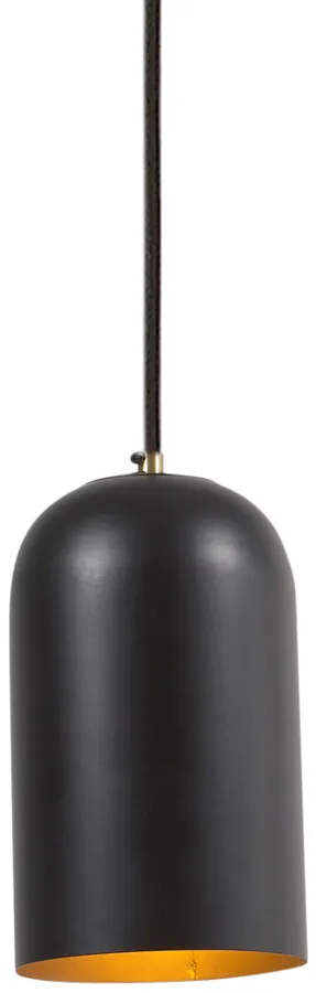Lampa wisząca metalowa EULOGIA - czarny