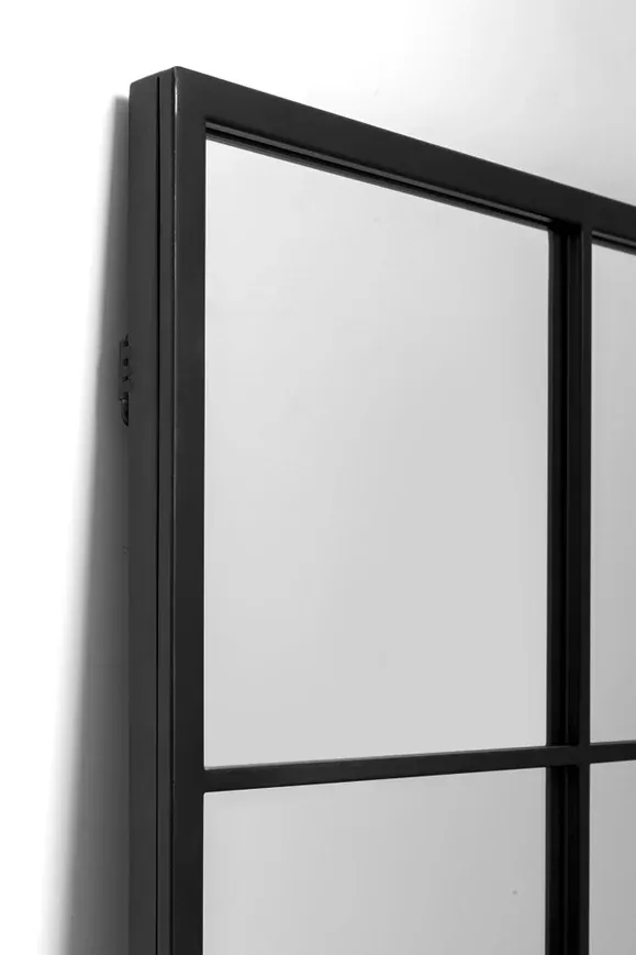 Lustro ścienne FINESTRA 90x180 - czarny