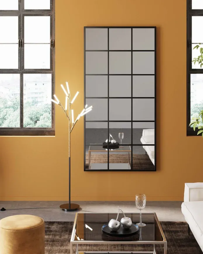 Lustro ścienne FINESTRA 90x180 - czarny