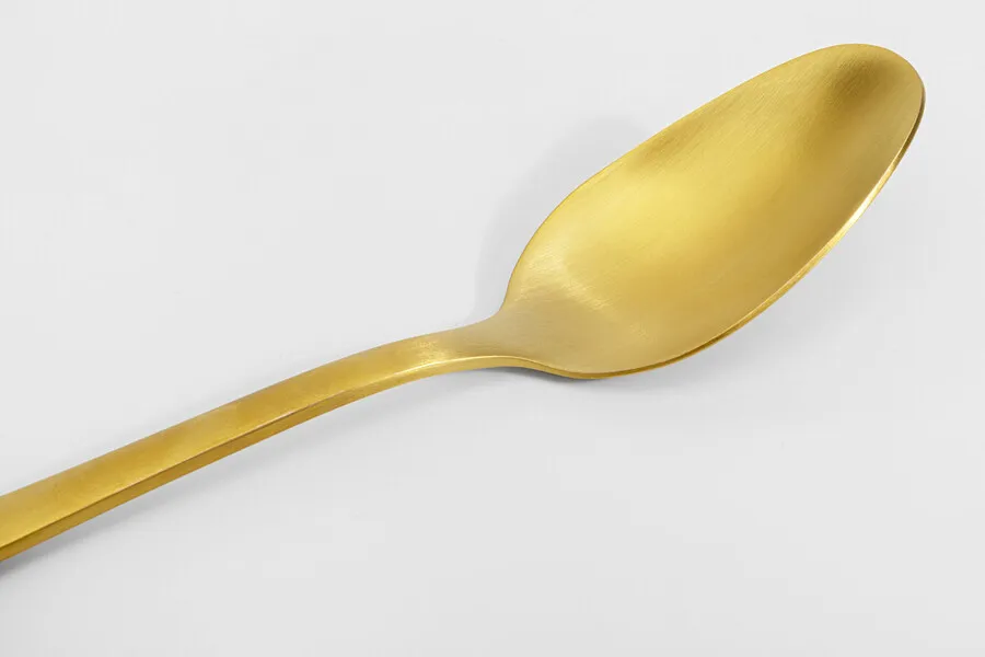 Zestaw 16 sztućców CUCINA - złoty mat