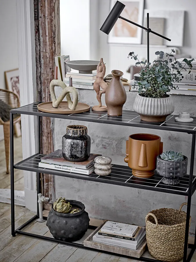 Doniczka ceramiczna RANE - ciemny szary