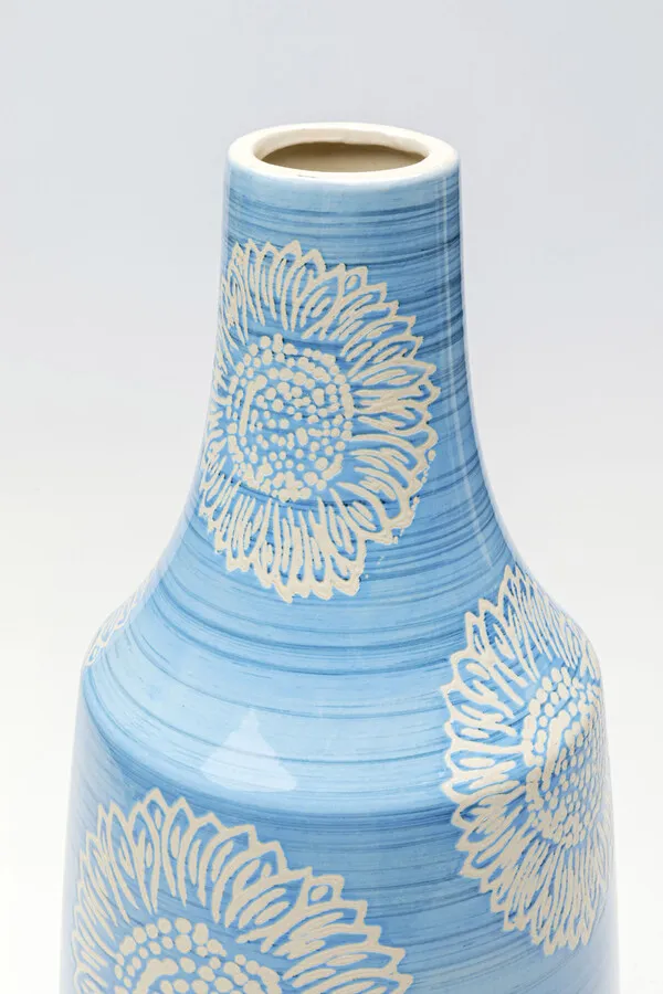 Wazon z porcelany BIG BLOOM - niebieski