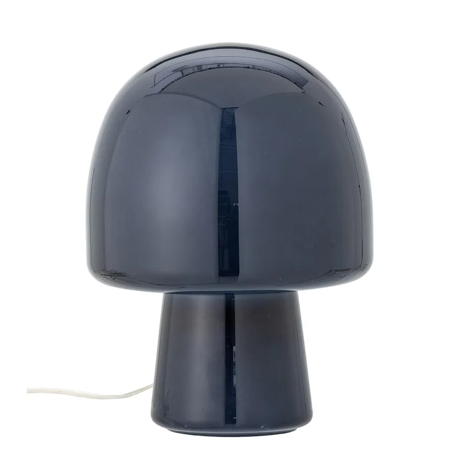Lampa stołowa szklana PADDY - granatowy