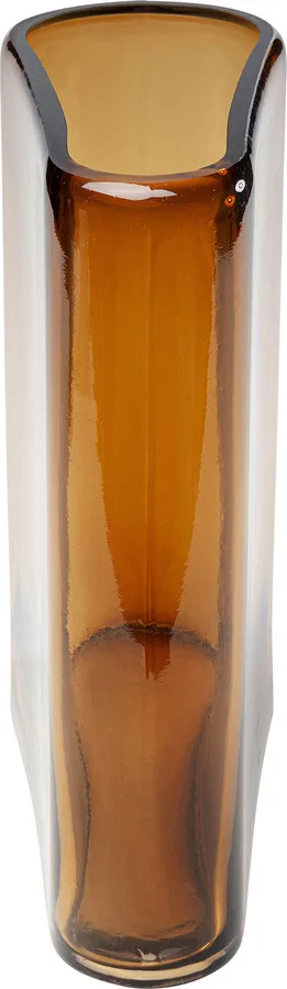 Wazon szklany GRAZIOSO 32 cm - brązowy