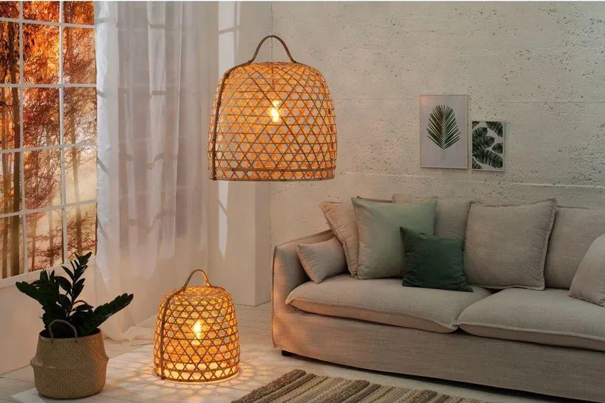 Lampa wisząca CESTERO - naturalny