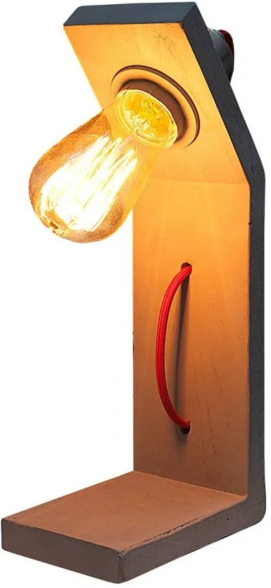 Lampa stołowa betonowa AKRIGHT STRUCTURE - szary