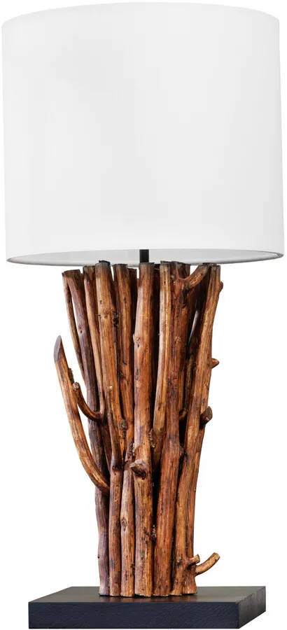 Lampa stołowa EUPHORIA - biały/naturalny