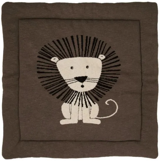 Dywan/mata do zabaw LION 100x100 - brązowy