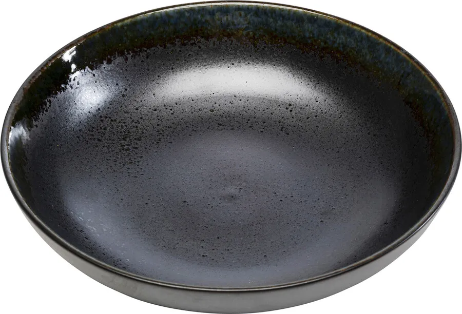 Talerz głęboki KASSANDRA 23 cm - czarny