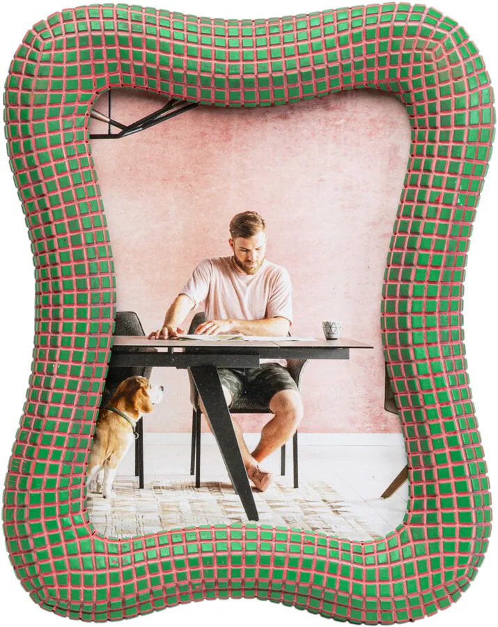 Ramka na zdjęcia WAVY 13x18 - zielony