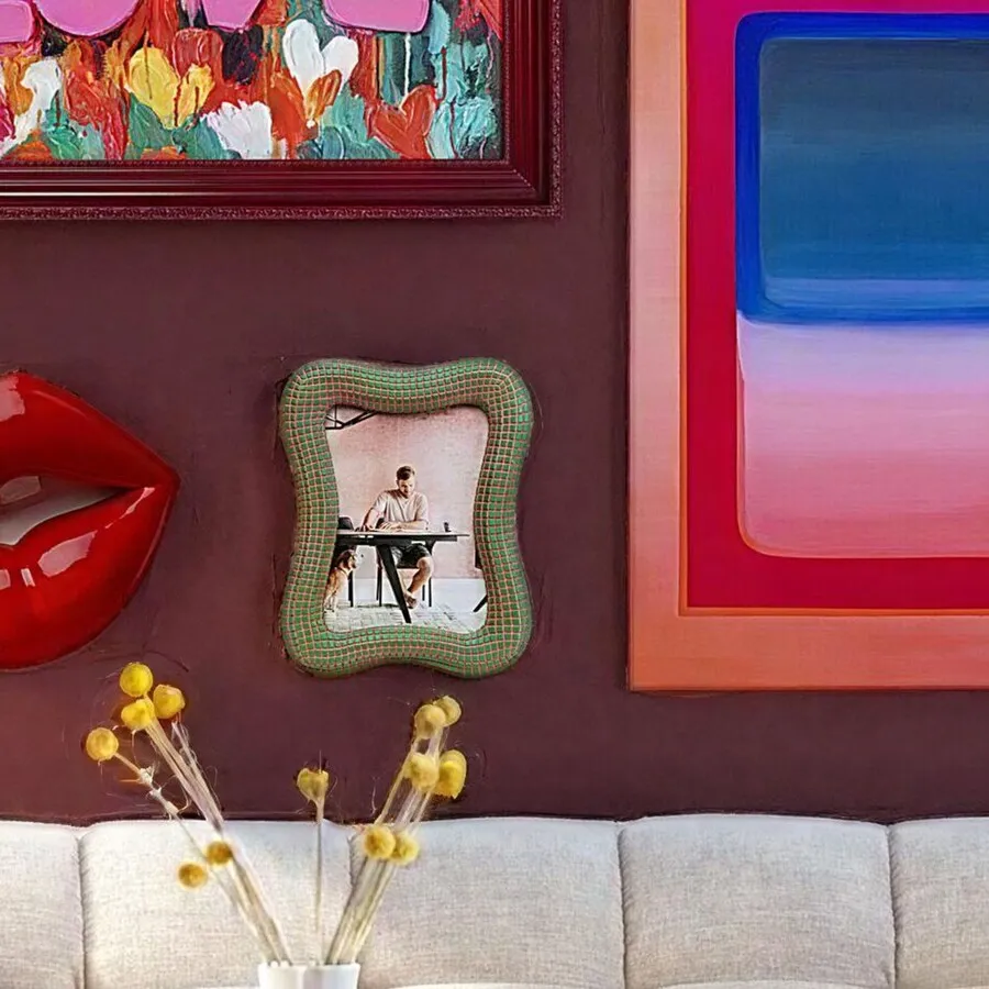 Ramka na zdjęcia WAVY 13x18 - zielony