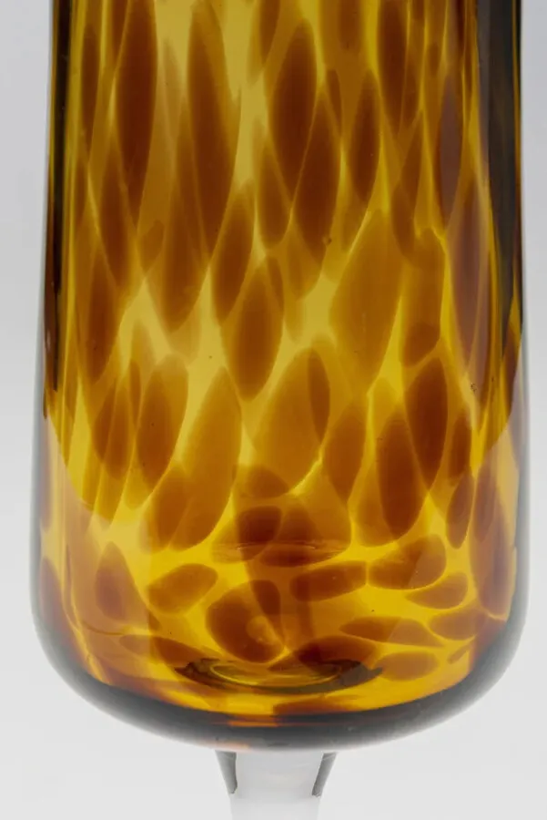 Kieliszek do szampana CARAMEL 210 ml - brązowy/transparentny