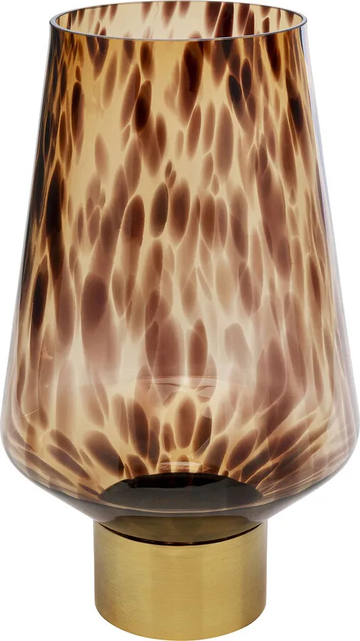 Wazon szklany CARAMEL 41 cm - brązowy