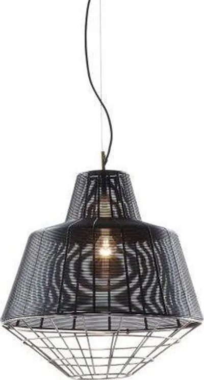 Lampa wisząca metalowa DARWIN - czarny