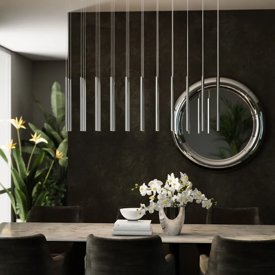 Lampa wisząca LED LIVING VEGAS - chrom