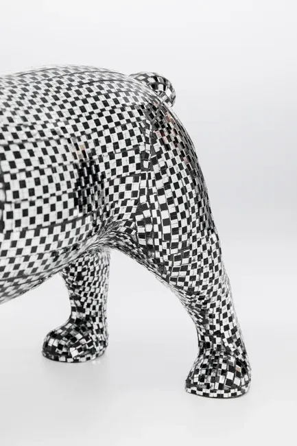 Figurka dekoracyjna BULLDOG DISCO 36 - lustrzany