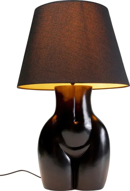 Lampa stołowa DONNA - czarny